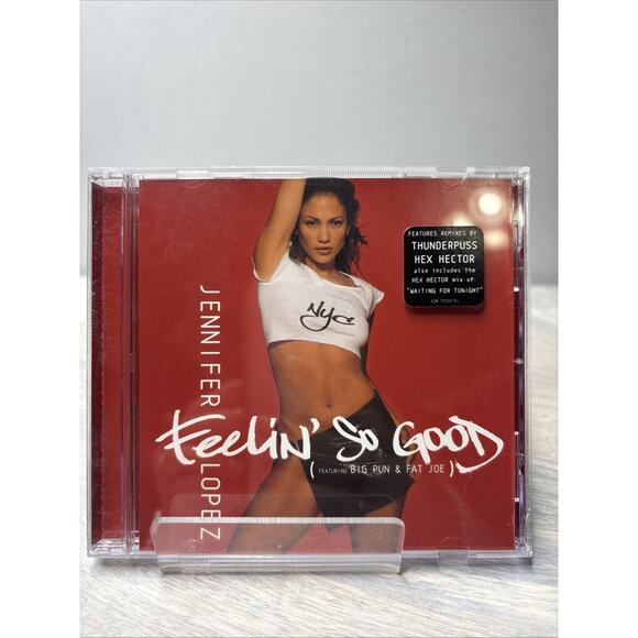 Jennifer Lopez – Feelin’ So Good (CD Single, 2000, Epic – Remixes feat. Big Pun - Picture 1 of 5